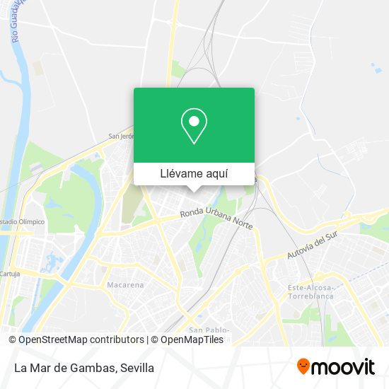 Mapa La Mar de Gambas