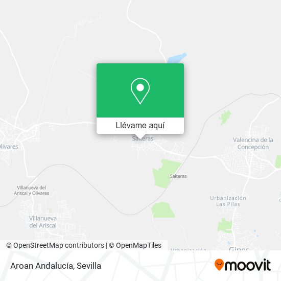 Mapa Aroan Andalucía