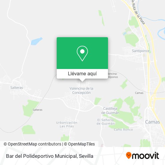Mapa Bar del Polideportivo Municipal