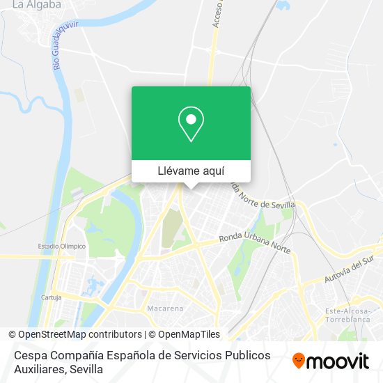 Mapa Cespa Compañía Española de Servicios Publicos Auxiliares