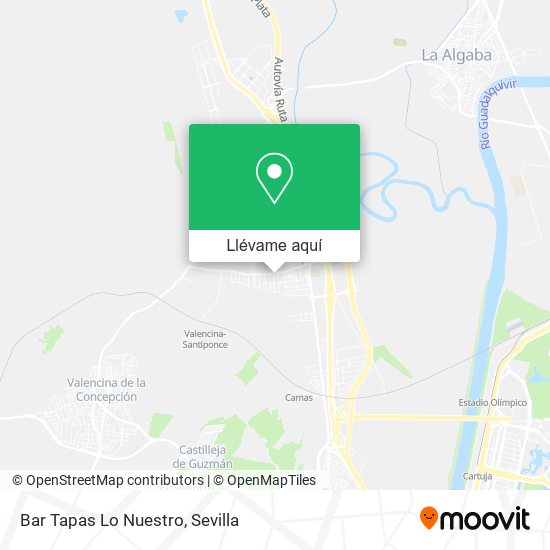 Mapa Bar Tapas Lo Nuestro