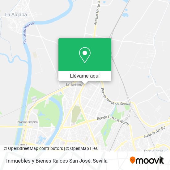 Mapa Inmuebles y Bienes Raices San José