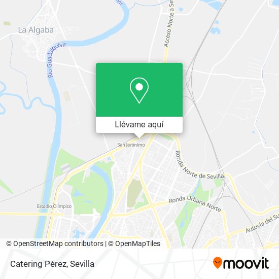 Mapa Catering Pérez
