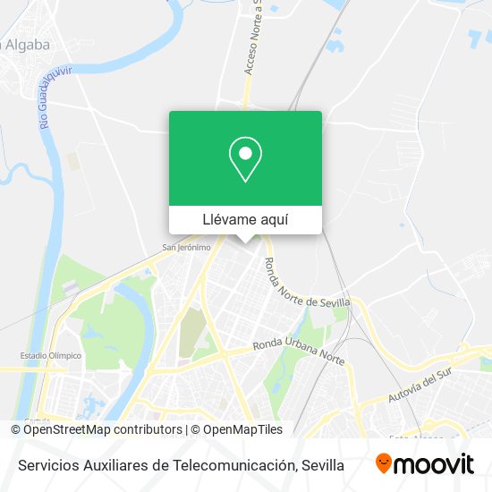 Mapa Servicios Auxiliares de Telecomunicación