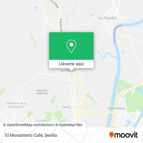 Mapa El Monasterio Café