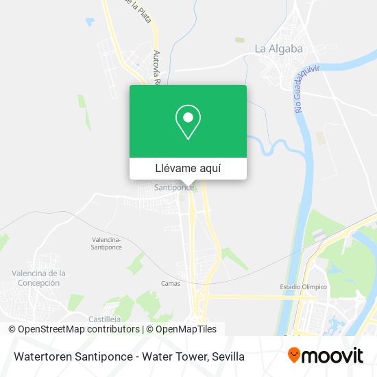 Mapa Watertoren Santiponce - Water Tower