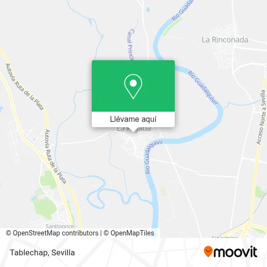 Mapa Tablechap