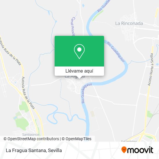 Mapa La Fragua Santana