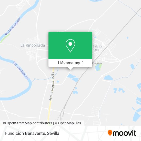 Mapa Fundición Benavente
