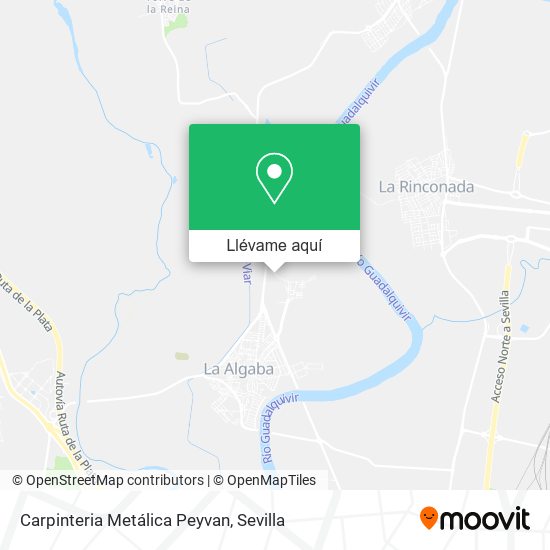 Mapa Carpinteria Metálica Peyvan
