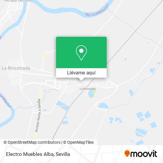 Mapa Electro Muebles Alba