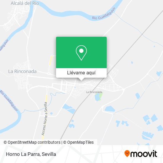 Mapa Horno La Parra