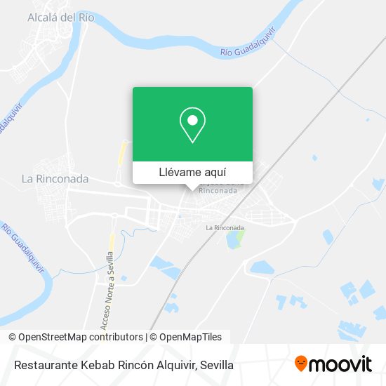 Mapa Restaurante Kebab Rincón Alquivir