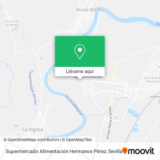 Mapa Supermercado Alimentación Hermanos Pérez
