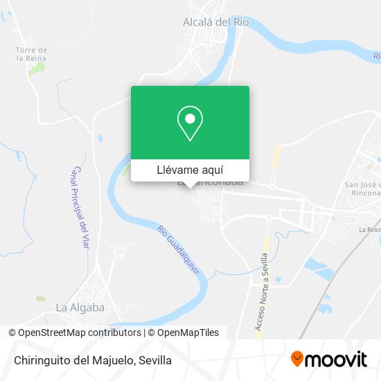 Mapa Chiringuito del Majuelo