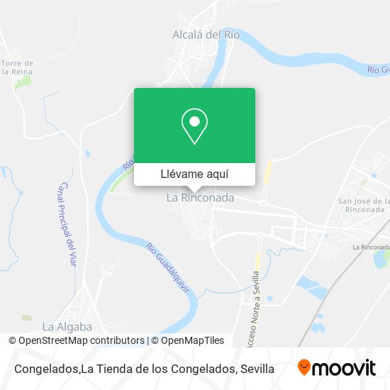 Mapa Congelados,La Tienda de los Congelados