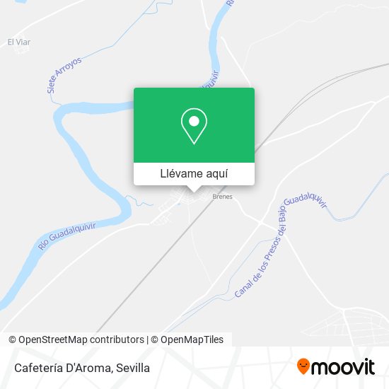 Mapa Cafetería D'Aroma