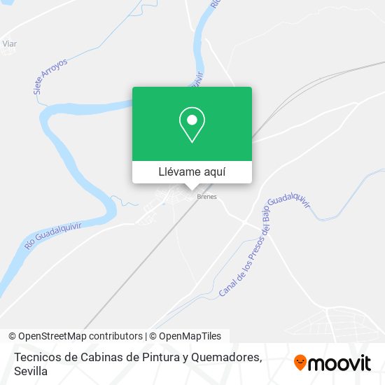 Mapa Tecnicos de Cabinas de Pintura y Quemadores