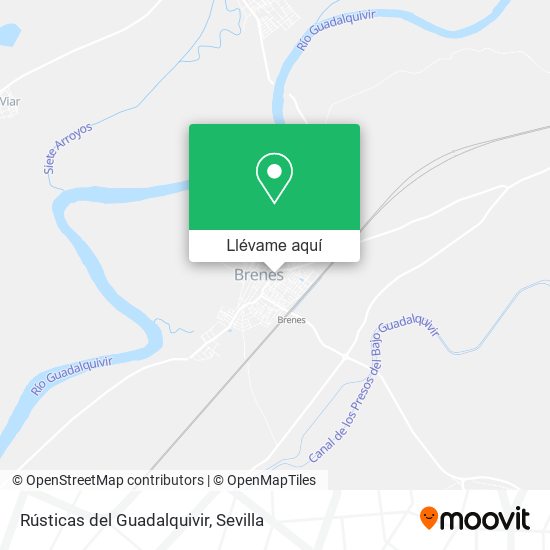 Mapa Rústicas del Guadalquivir