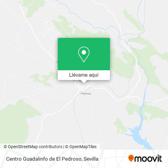 Mapa Centro Guadalinfo de El Pedroso