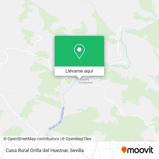 Mapa Casa Rural Orilla del Hueznar