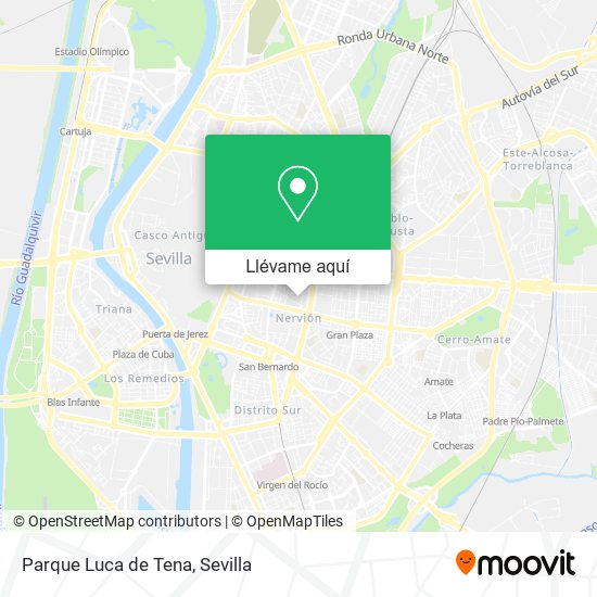 Mapa Parque Luca de Tena