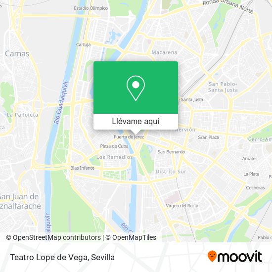 Mapa Teatro Lope de Vega