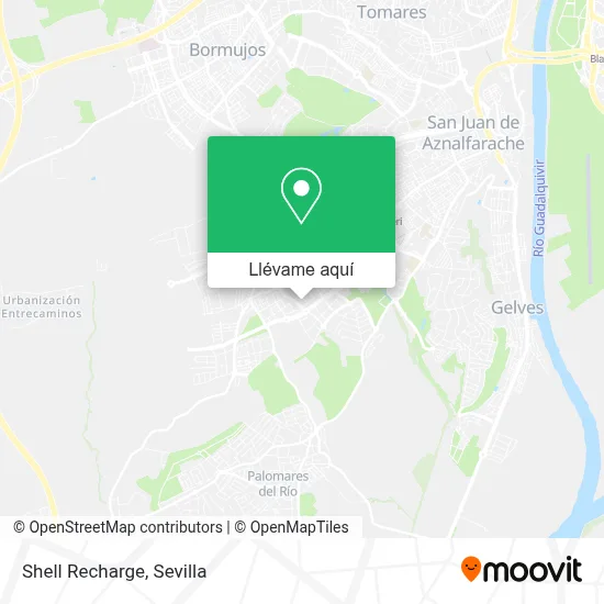 Mapa Shell Recharge