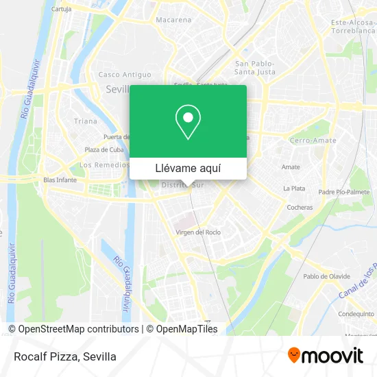 Mapa Rocalf Pizza