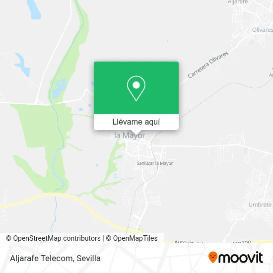Mapa Aljarafe Telecom