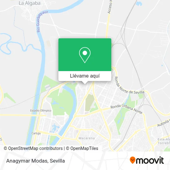 Mapa Anagymar Modas