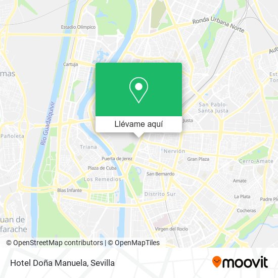 Mapa Hotel Doña Manuela