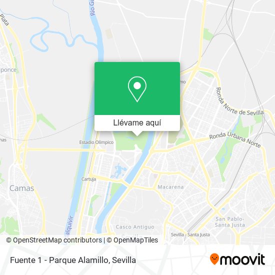 Mapa Fuente 1 - Parque Alamillo