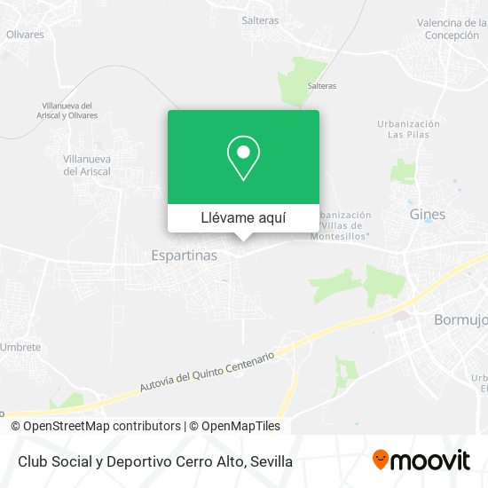 Mapa Club Social y Deportivo Cerro Alto