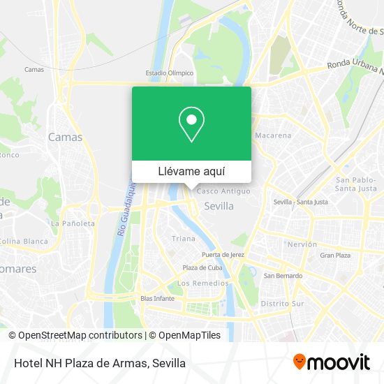 Mapa Hotel NH Plaza de Armas