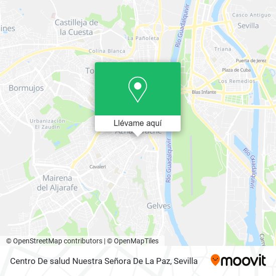 Mapa Centro De salud Nuestra Señora De La Paz