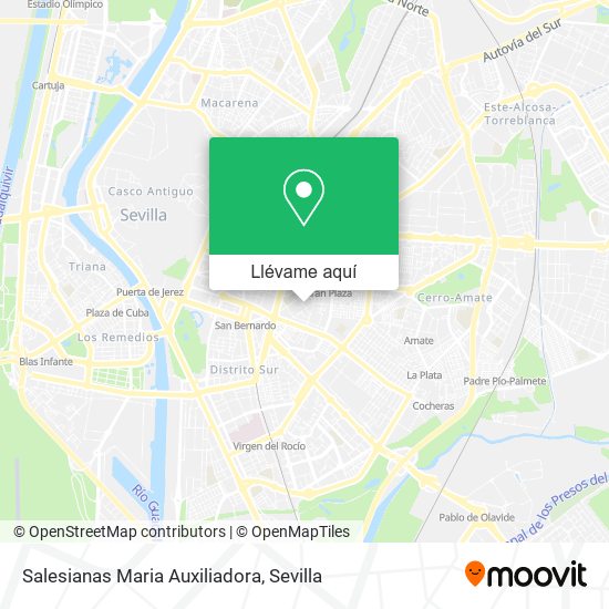 Mapa Salesianas Maria Auxiliadora