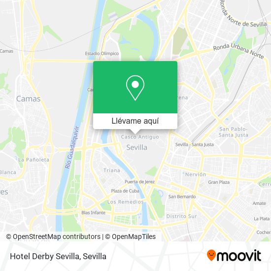 Mapa Hotel Derby Sevilla