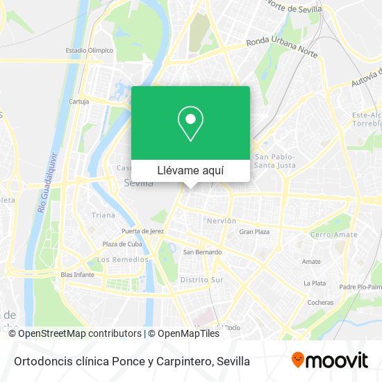 Mapa Ortodoncis clínica Ponce y Carpintero