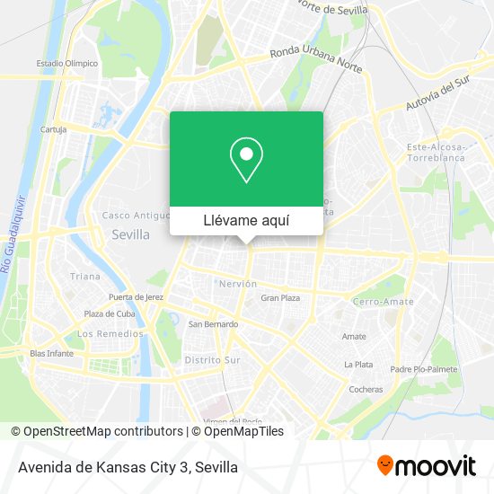 Mapa Avenida de Kansas City 3