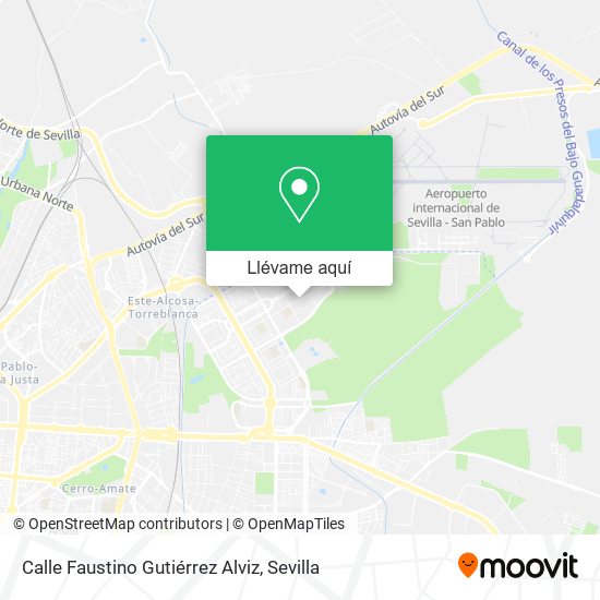 Mapa Calle Faustino Gutiérrez Alviz