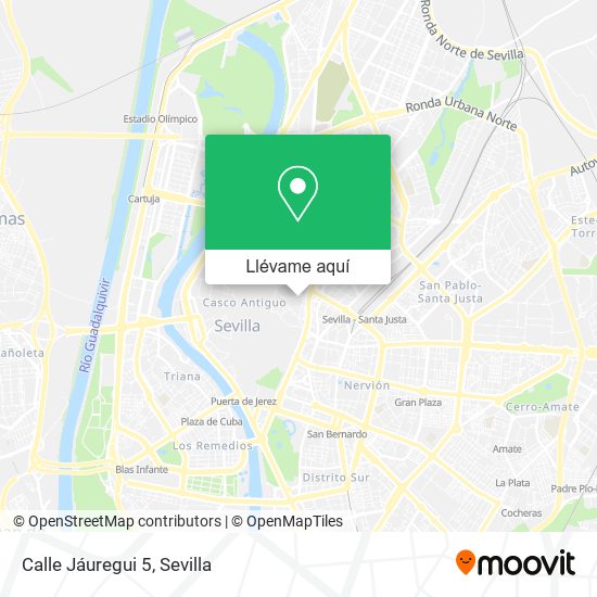 Mapa Calle Jáuregui 5