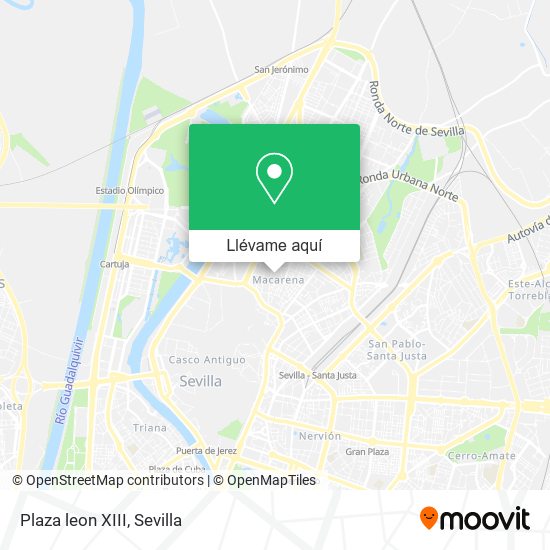Mapa Plaza leon XIII