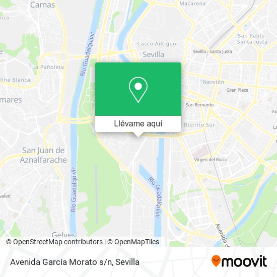 Mapa Avenida García Morato s/n