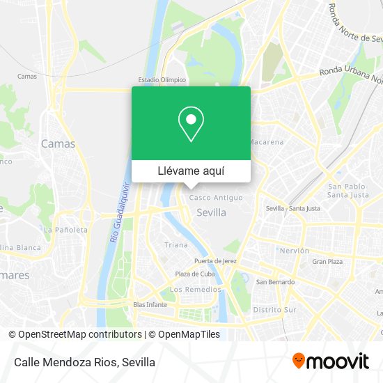 Mapa Calle Mendoza Rios
