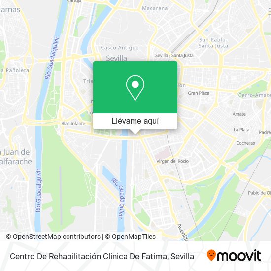 Mapa Centro De Rehabilitación Clinica De Fatima