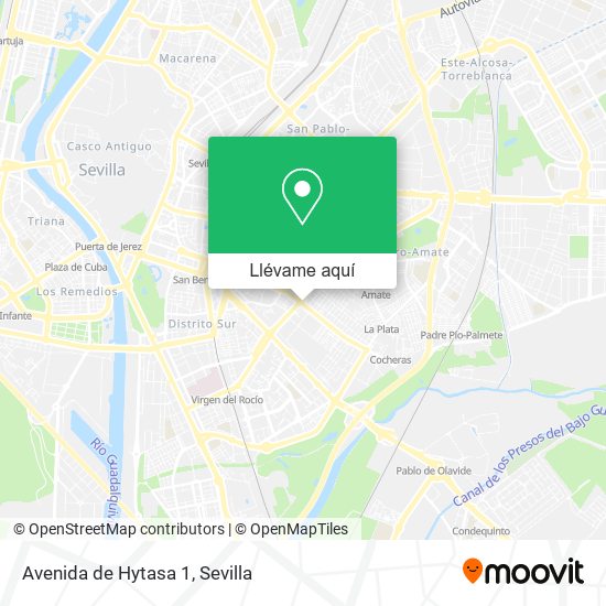 Mapa Avenida de Hytasa 1