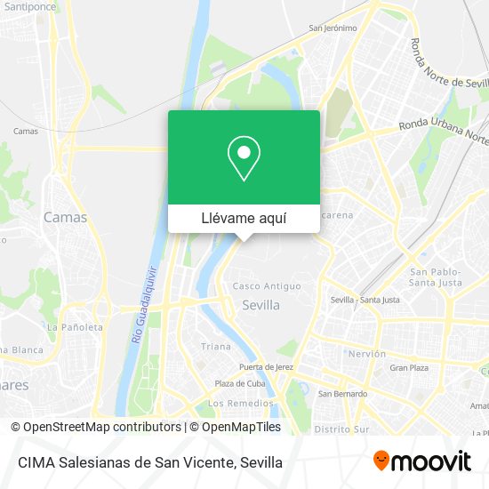 Mapa CIMA Salesianas de San Vicente