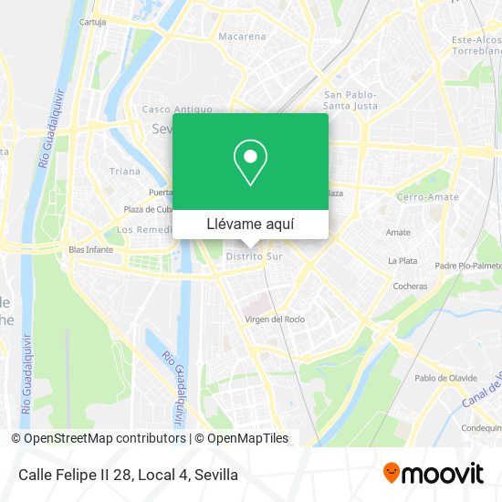 Mapa Calle Felipe II 28, Local 4