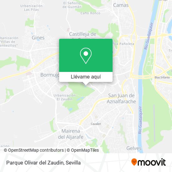Mapa Parque Olivar del Zaudin